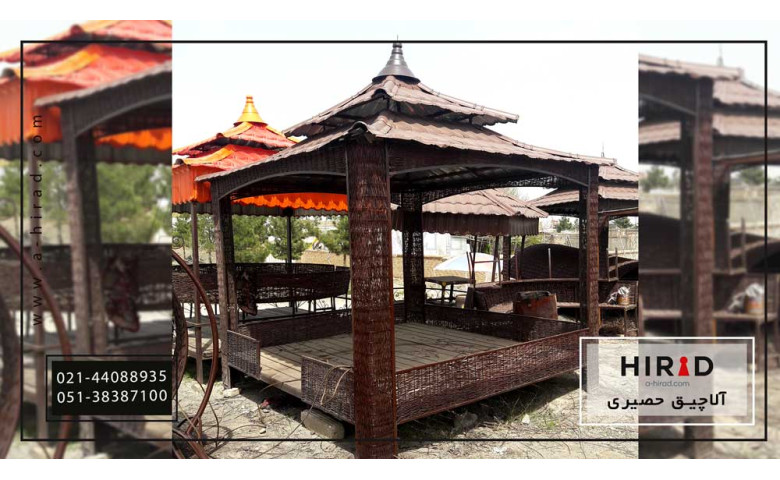 آلاچیق حصیری کد P-08